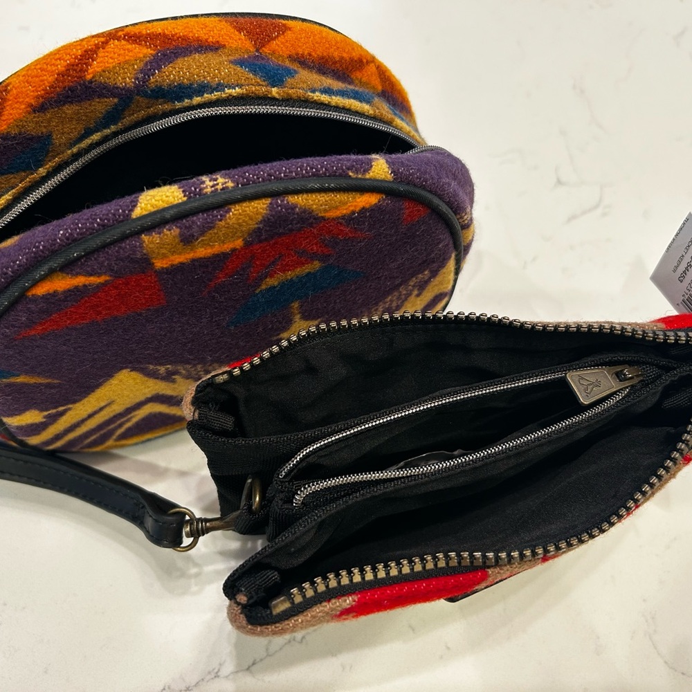 Pendleton Geometric Wristlet and Pouch Set - Picture 3 of 3